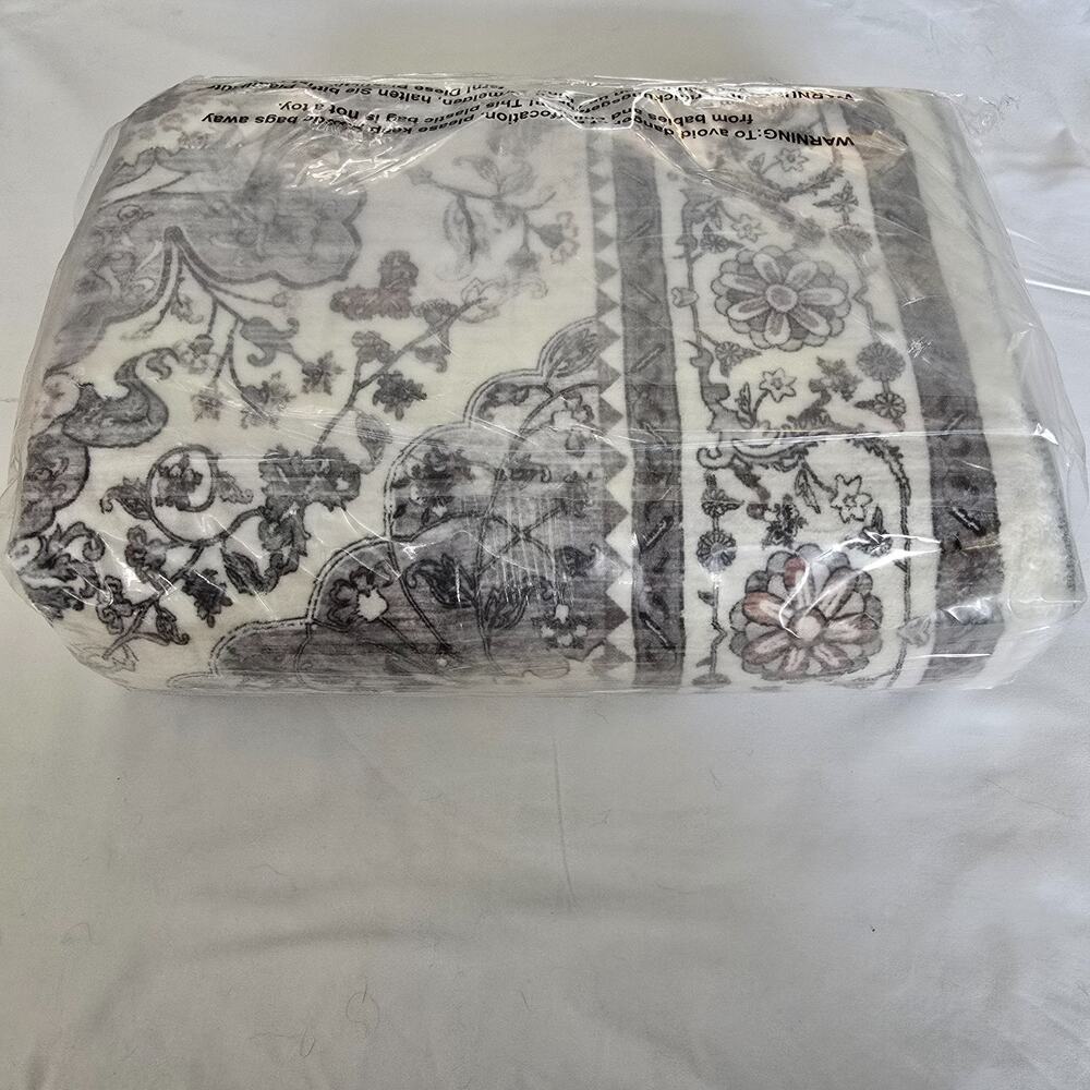 Ileading Vintage Rug Runner 2' x 6' Grey & Brown Non Slip New